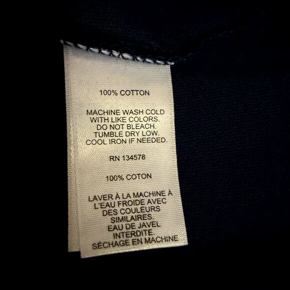 NWT Vineyard Vines Mens XL Navy Hoodie Tee American Flag Coastal Preppy Classic - Picture 7 of 8